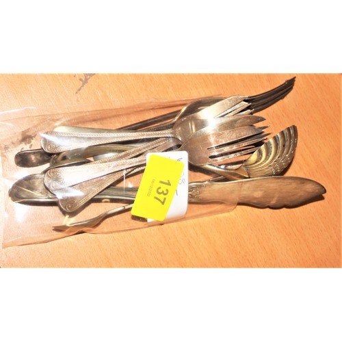 186 - Assortment of EPNS Cutlery/Utensils