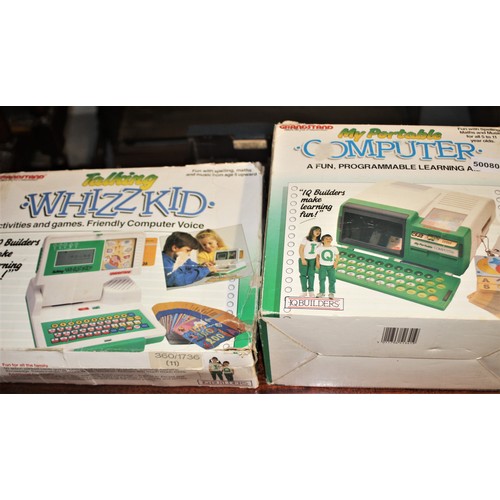 16 - A Grandstand Talking Whizzkid and a Grandstand My Portable Computer - Both Boxed with Instructions a... 