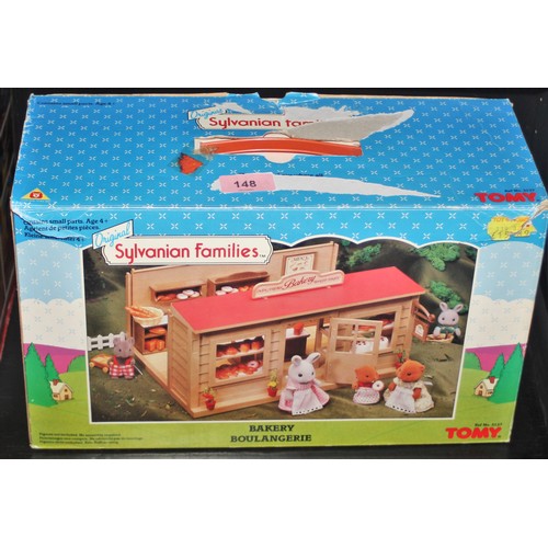 17 - Boxed Sylvanian Families Bakery with Accessories- near complete (Damage to box itself)