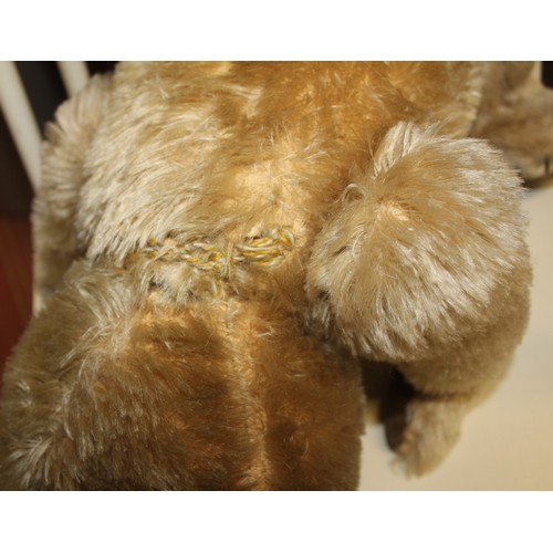 78 - A Jointed (Mohair) Teddy with Plastic Eyes (has repair to back of neck)