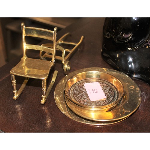 53 - Five Items of Brass-ware