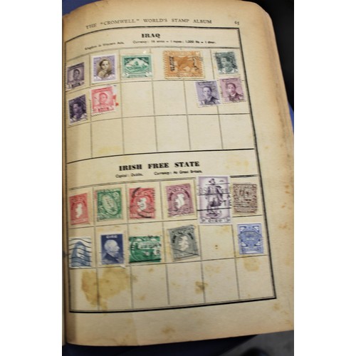 25 - Stamp Album containing Stamps of The World - Early to Mid 20th Century (Approx 200 + Stamps)