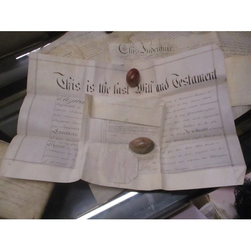 66 - A Selection of Six early 19th Century Indentures and Wills