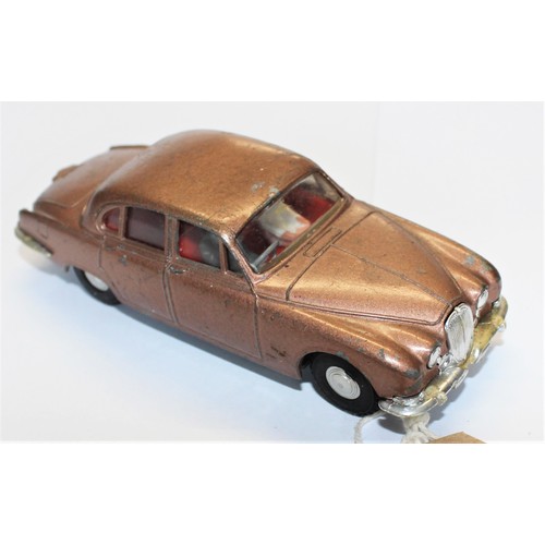 12 - Iri-ang Spot On 1/42 Scale Die Cast Model Jaguar S Type in Metallic Bronze