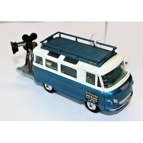 37 - Corgi Toys Commer bus 2500 series Samuelson film van with Camera and Cameraman