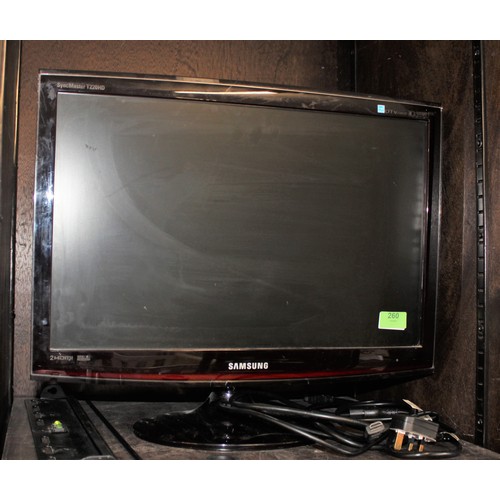 84 - Samsung Television Model T22OHD with Remote, Leads and Stand (Ask for Remote from Office)