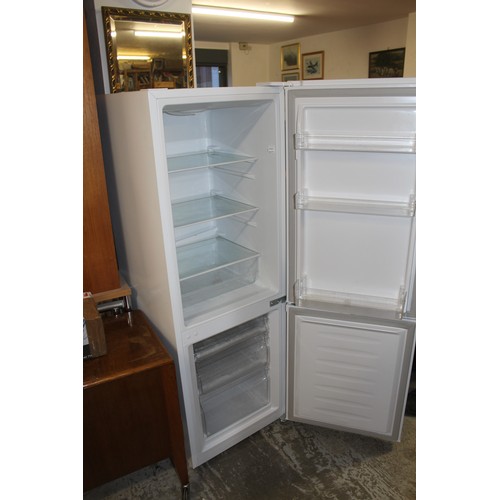 195 - Fridge Freezer - Freezer Section has 2 Drawers - Measures 57