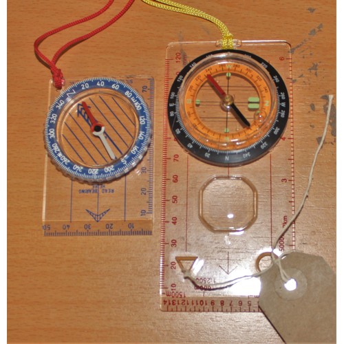 134 - Two Silva System Map Compasses