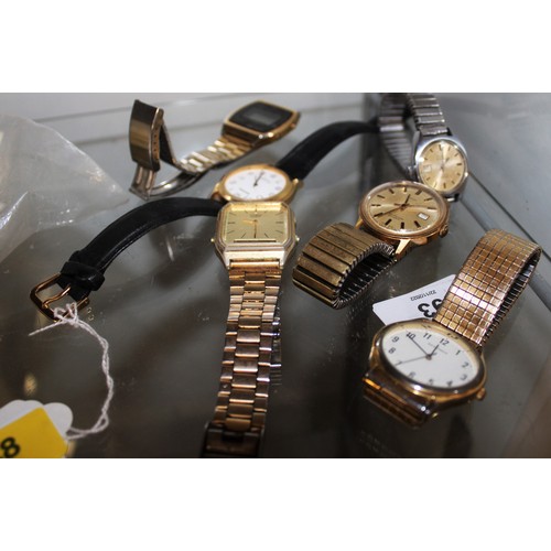 148 - Six Wrist Watches:  One Sekonda Quartz, One Casio Digital Quartz, One Casio Quartz, One Timex, One J... 