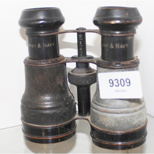 62 - Pair of Binoculars Marked 