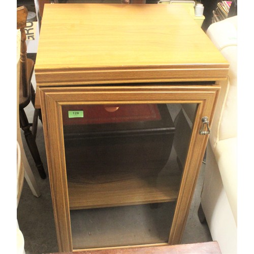 65 - Glazed Media Cabinet (Lift up Top)