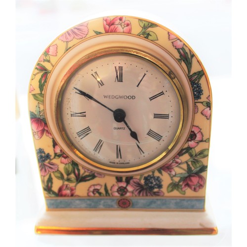 3 - A Wedgwood Quartz Mantle Clock approx 6