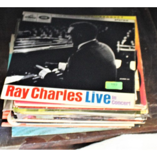 84 - Box of LP Records - Mixed Genre (Chris Barber Jazz, Ray Charles, etc)  WITHDRAWN AND RETURNED