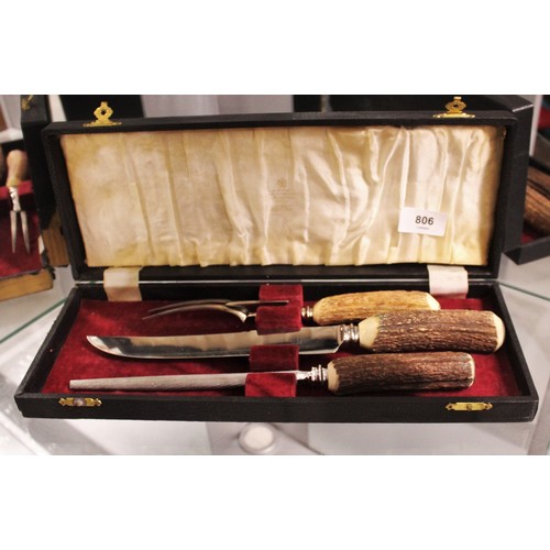 86 - Cased Viners of Sheffield Carving Set