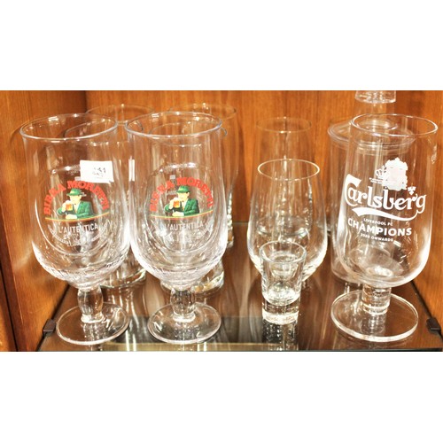 101 - Assorted Glassware:  Pair of 