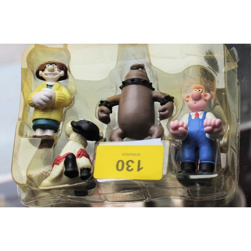 67 - Four Wallace and Gromit Figures Set in a Bubble Pack