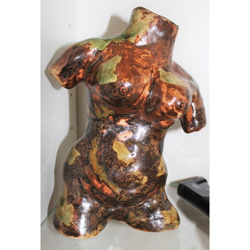 72 - Slipware Figure in the style of Venus de Milo