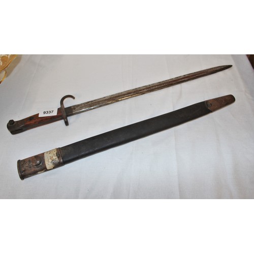 227 - Pattern 1907 Bayonet  for a Short Pattern Lee-Enfield (SMLE) Rifle with Scabbard