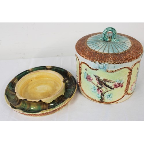 260 - Majolica Cheese Bell - (Collect in Person)