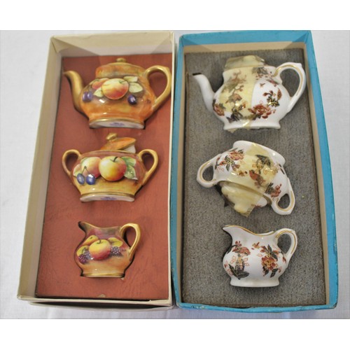 86 - Two Coalport Miniature Tea Sets (One is Boxed)