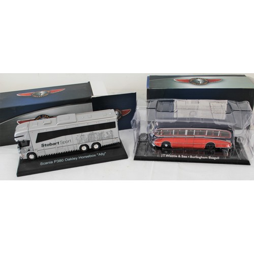 26 - Two Boxed Atlas Edition Die Cast British Coached