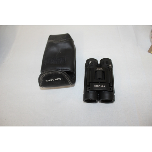 185 - A Pair of Miranda  x x 21 Field Binoculars in a Soft Case