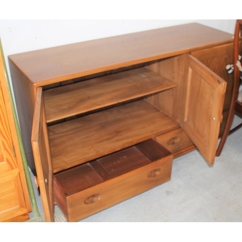 88 - Ercol Windsor Sideboard having Three Cupboards over Two Drawers - approx 51
