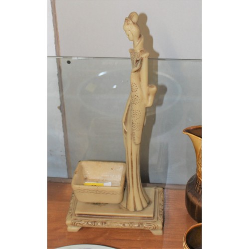 98 - A Tall Molded Figurine (Japanese lady)