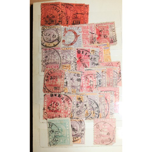 204 - A GEM A6 size Stock Books of Victorian/Edwardian British Guina Stamps (approx 60)