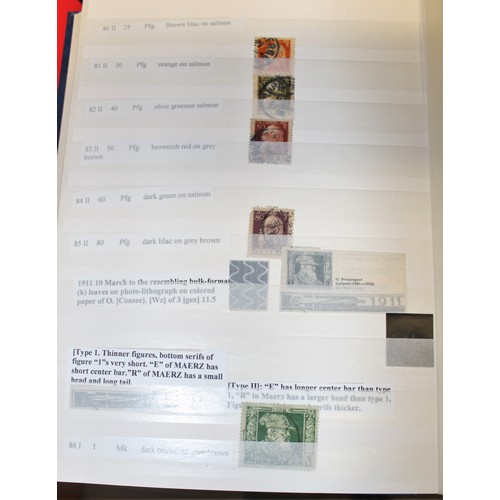 206 - An A4 64 pages (2 x 32) Stock Book of Bavarian Stamps (1867-1922)
A comprehensive collection of main... 