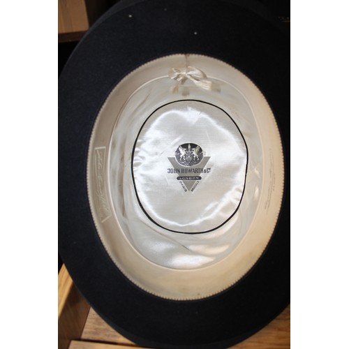 166 - A Vintage Bowler Hat made by John Howarth & Co, London (Size Unknown), Plus a Sherlock Deerstalker M... 