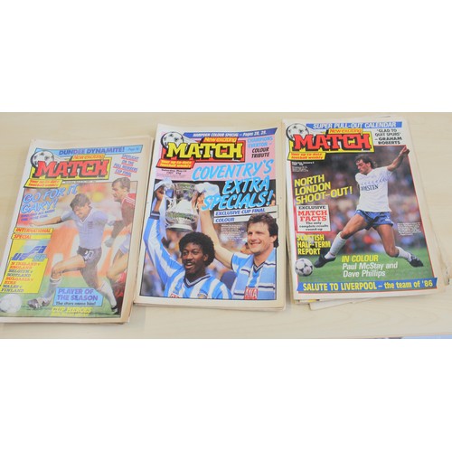 7 - A Quantity of MATCH Football Magazines Circa 1987/88 Approx 16 Copies