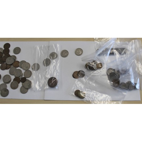 8 - One Bag of Mixed (Mainly British) Pre-Decimal Coinage