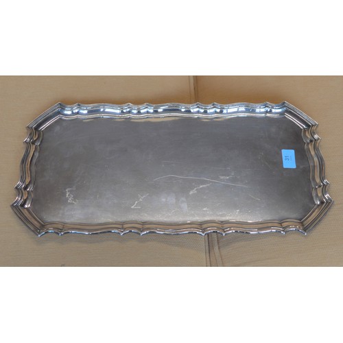 254 - A Walker & Hall Silver Plated Tray. Approx. 21