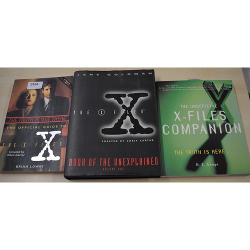 135 - Three X-Files Hardback Books