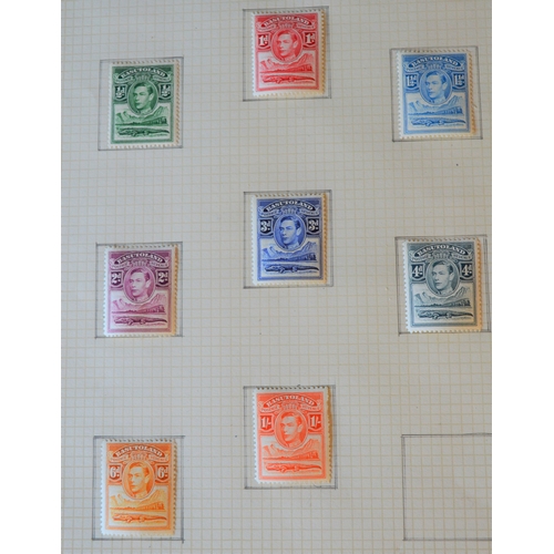 73 - Eight Mounted Mint 1938 King George VI Definitive Stamps REF SG18-24