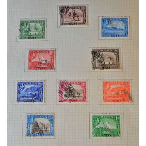 51 - Part set of King George VI Aden Stamps 1938 Definitives: SG16-24, Aden Protective State of Seiyun Re... 