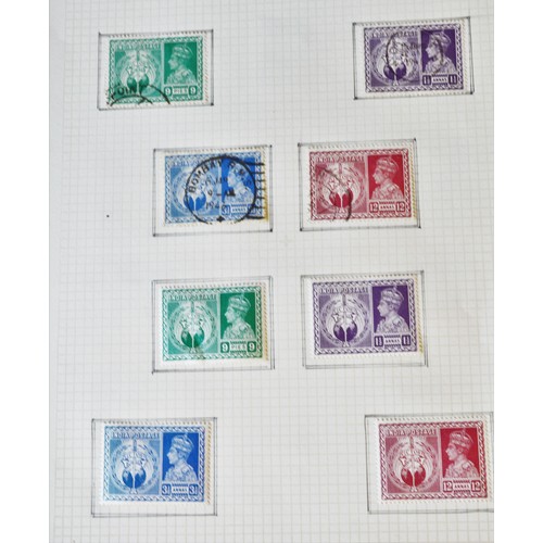 53 - British India Stamps: King George VI: 1937 definivites,  SGH247-262, Victory Set 1945 (mint and fine... 