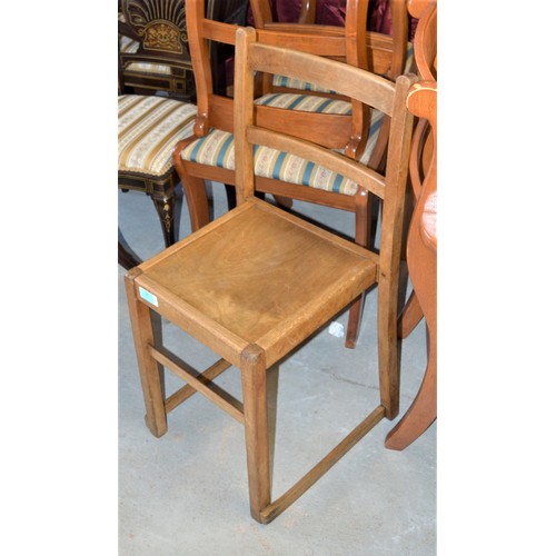 190 - Oak and  Ply (School) Chair