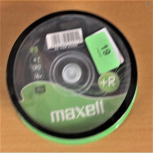 19 - Set of BNIB Maxell 25 Pack DVD+R Discs