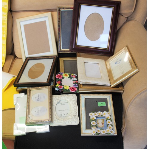 37 - Box of Photo Frames