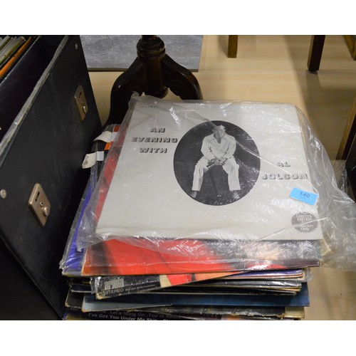 40 - Large Quantity Vinyl LPs - Easy Listening, Frank Sinatra, Tom Jones, Shirley Bassey, etc