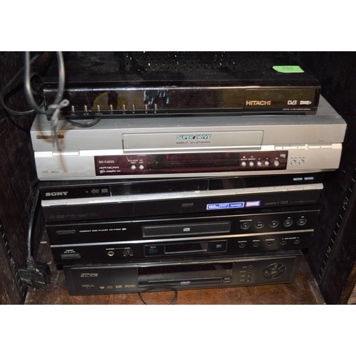 63 - Assorted Media Equipment:  3 x DVD Players, a TEAC Compact Disc Player, etc - no Remotes