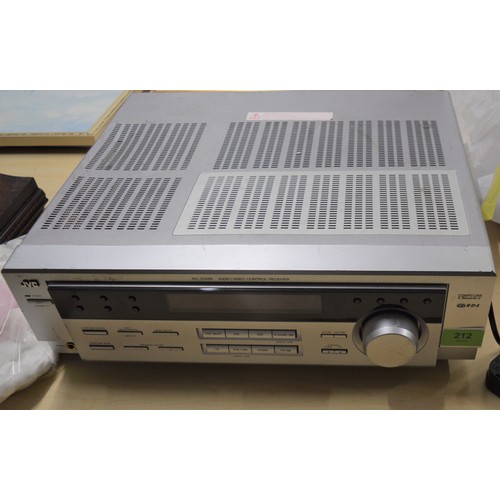 109 - JVC Audio/Video Control Receiver DVD and VCR Model RX-7022R