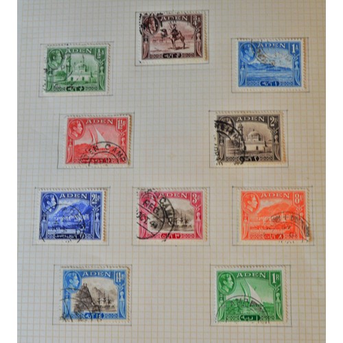 74 - Part set of King George VI Aden Stamps 1938 Definitives: SG16-24, Aden Protective State of Seiyun Re... 