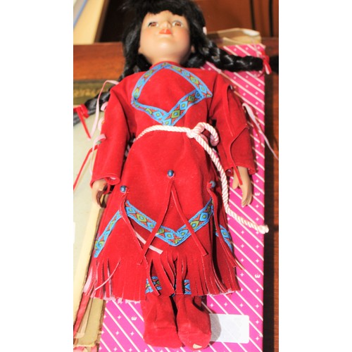 111 - Boxed Native American Doll