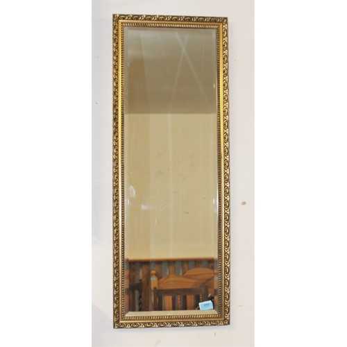 282 - Ornately Framed Bevel Edged Mirror