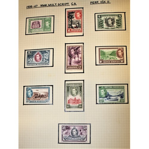 84 - BRITISH HONDURAS Mounted Mint & Mouned Used Stamps 1937-1951

SG147-149 1937 Coronation
SG 162-163 1... 