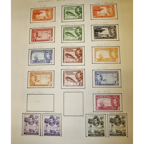 85 - CAYMAN ISLANDS- Mint & Used Stamps 1937-1951 (KGVI)
SG112-114 Coronation (Mounted Mint)
SG127-128 19... 