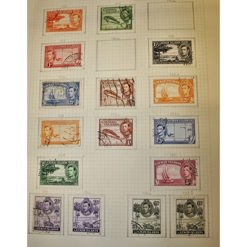 85 - CAYMAN ISLANDS- Mint & Used Stamps 1937-1951 (KGVI)
SG112-114 Coronation (Mounted Mint)
SG127-128 19... 